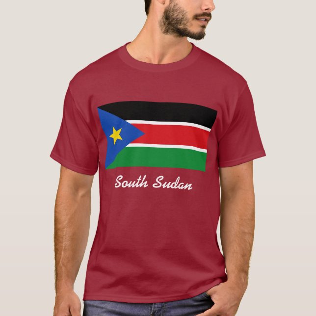 Südsudan-Flagge T-Shirt (Vorderseite)