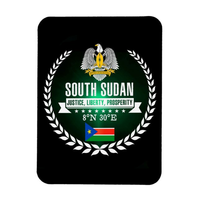 Südsudan Magnet (Vertikal)