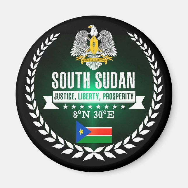 Südsudan Magnet (Vorne)