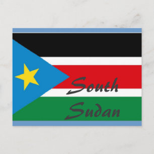 Südsudan-Postkarte Postkarte