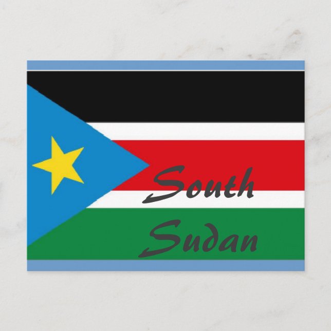 Südsudan-Postkarte Postkarte (Vorderseite)