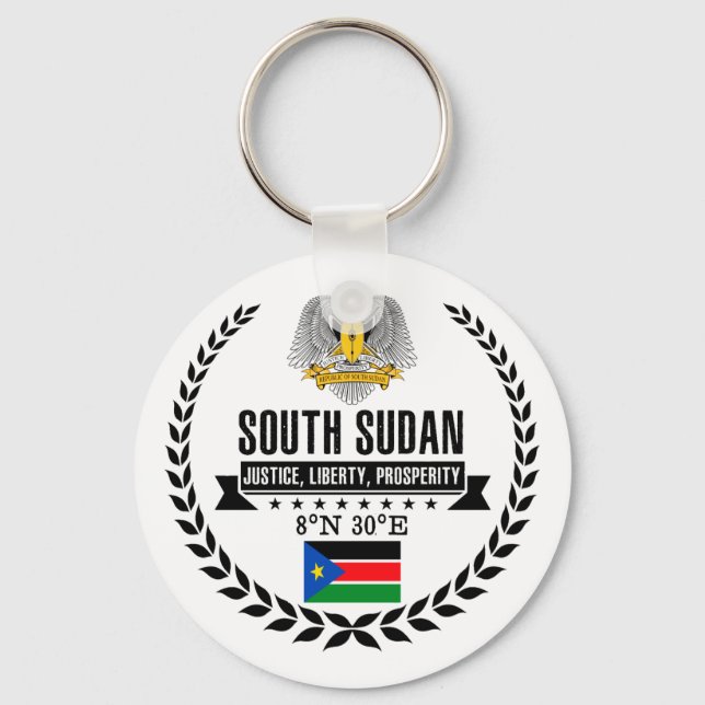 Südsudan Schlüsselanhänger (Vorderseite)