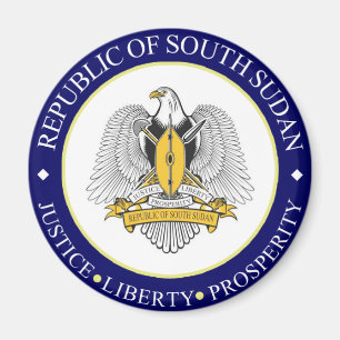 Südsudan-Symbol Magnet