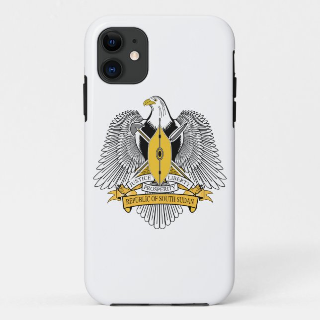 Südsudan-Wappen Case-Mate iPhone Hülle (Rückseite)