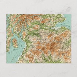 Südteil Schottlands Postkarte