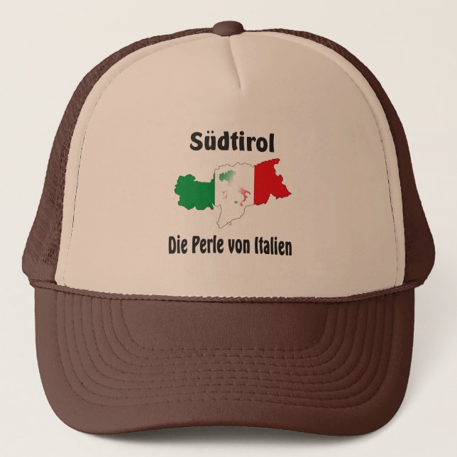 Südtirol – Alto Adige - Italien - Italia Cap Truckerkappe (Vorderseite)