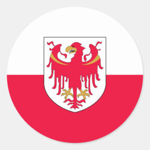 Südtirol, Italien Runder Aufkleber