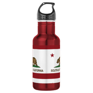Südtor-Kalifornien-Republik-Flagge Trinkflasche