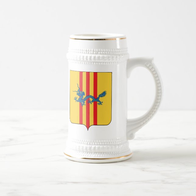 Südvietnam-Wappen Bierglas (Rechts)