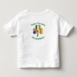 Südvietnamesische Irische USA-Flaggen Kleeblatt Pe Kleinkind T-shirt