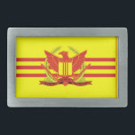 Südvietnamesische Militärbelt Rechteckige Gürtelschnalle<br><div class="desc">Südvietnam - Militärschnalle</div>