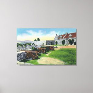 Südwand, Südwestbastion, Südkasernen Leinwanddruck