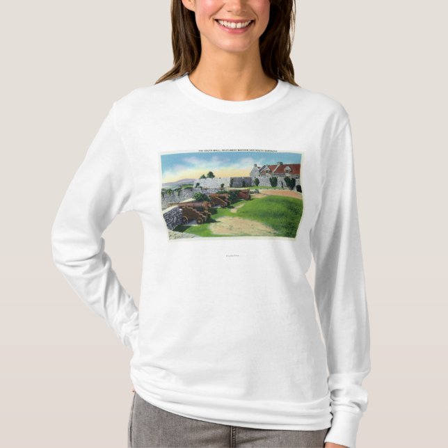 Südwand, Südwestbastion, Südkasernen T-Shirt (Vorderseite)