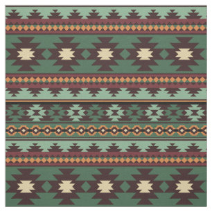Südwest Aztec Muster farbig Stoff