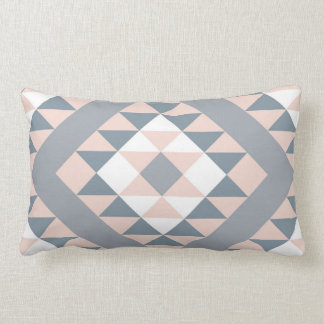 Südwest Blanket Muster Blush und Grau Lendenkissen