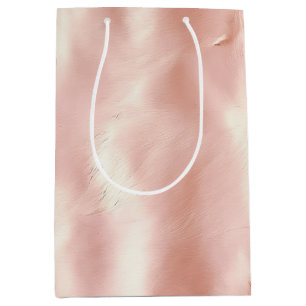 Südwest Blush Pink Cowgirl Cowhide Mittlere Geschenktüte