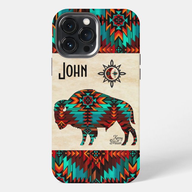 Südwest-Buffalo iPhone 13 Pro Max Hülle (Rückseite)
