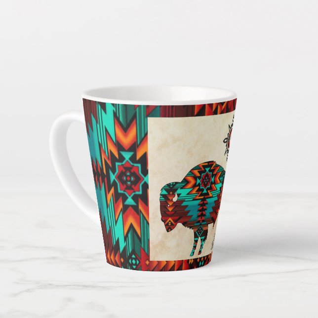 Südwest Buffalo Latte Tasse (Linke Ecke)