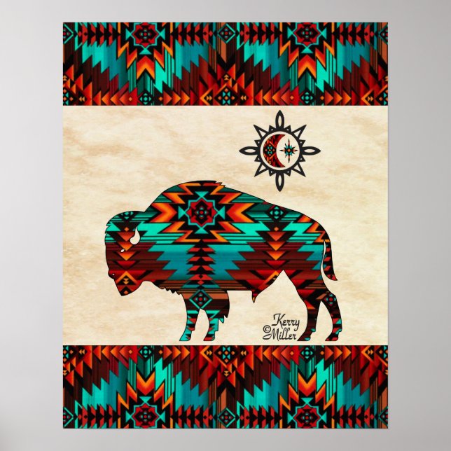 Südwest Buffalo Poster (Vorne)