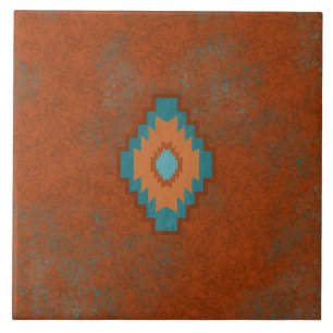 Südwest Canyons Diamond Geometric Muster Fliese