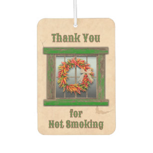 Südwest Chile Ristra Wreath Green Window Custom Autolufterfrischer