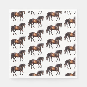 Südwest Cowboy Cowgirl Pferde Serviette