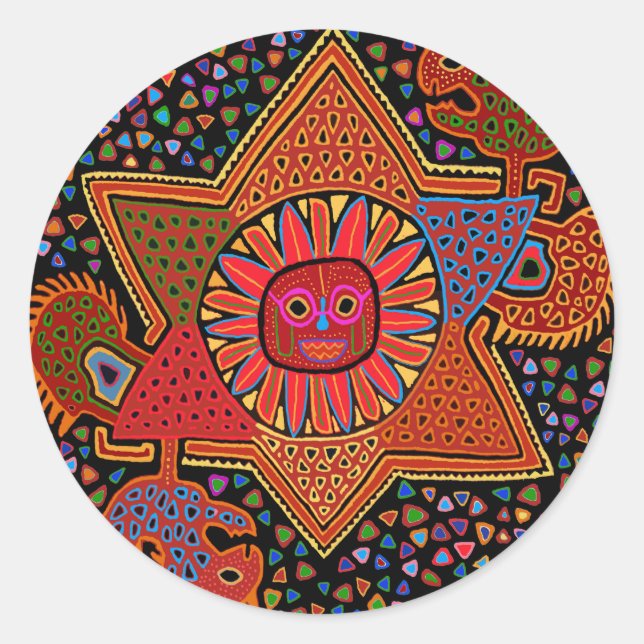 Südwest Del Sol Runder Aufkleber (Vorderseite)