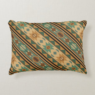 Südwest Design Green Brown Tan Zierkissen
