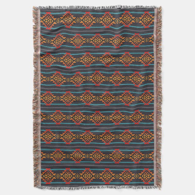 Südwest Design Throw Blanket Decke (Vorderseite Vertikal)