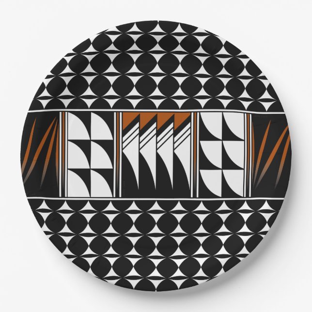 Südwest Feather Blessings Pappteller (Vorderseite)