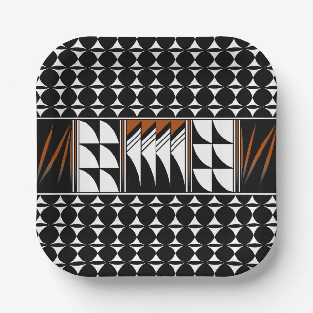 Südwest Feather Blessings Pappteller (Vorderseite)