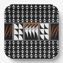 Südwest Feather Blessings Pappteller