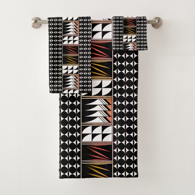 Südwest Feather Segnungen in Zitrusfrüchten Badhandtuch Set (Insitu)