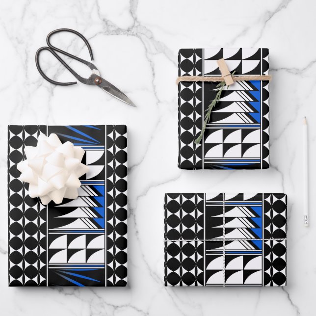 Südwest-Feder-Segen Geschenkpapier Set (Vorderseite)