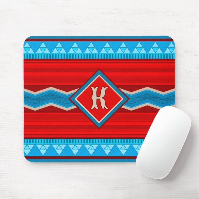 Südwest-Flusscanyon-Rot-Türkis-Personalisiert Mousepad (Mit Mouse)