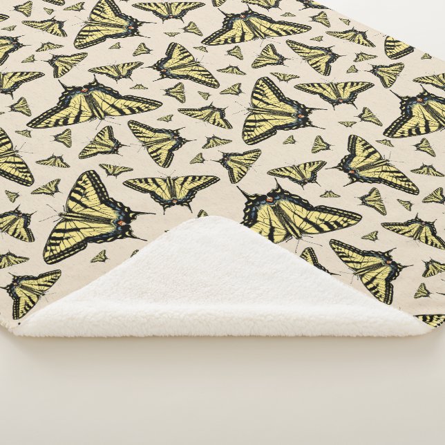 Südwest-Gelbe Frack-Schmetterlinge überall Sherpadecke (3/4)