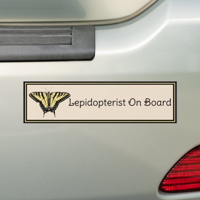 Südwest-Gelbes Frack Butterfly Autoaufkleber (Auf Auto)