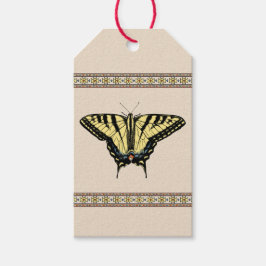 Südwest-Gelbes Frack Butterfly Geschenkanhänger