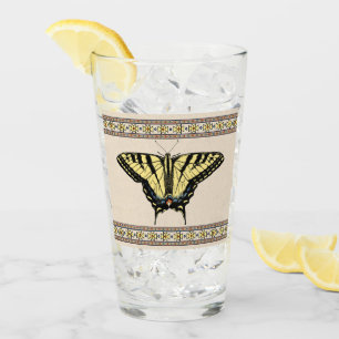 Südwest-Gelbes Frack Butterfly Glas