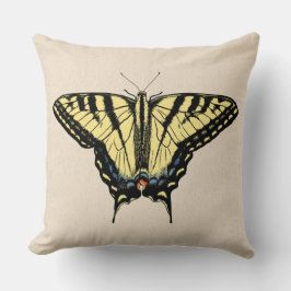 Südwest-Gelbes Frack Butterfly Kissen