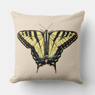 Südwest-Gelbes Frack Butterfly Kissen