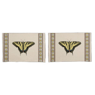 Südwest-Gelbes Frack Butterfly Kissenbezug