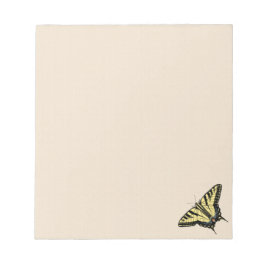 Südwest-Gelbes Frack Butterfly Notizblock