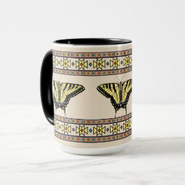 Südwest-Gelbes Frack Butterfly Tasse