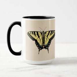 Südwest-Gelbes Frack Butterfly Tasse
