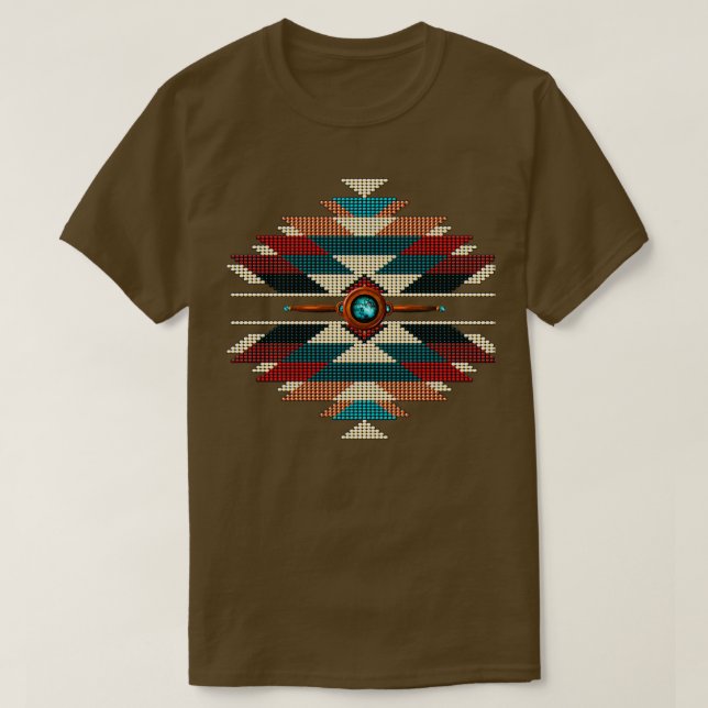 Südwest Indianeramerikanischer Sonnenbrand 2  T-Shirt (Design vorne)