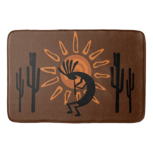 Südwest Kokopelli Sun Rustikale Badermatte Badematte