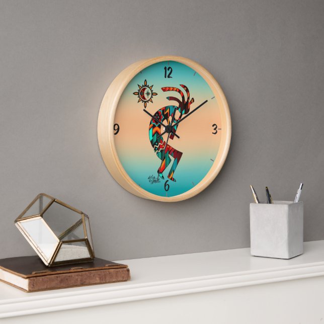 Südwest Kokopelli und Sun Uhr (Büro)