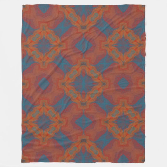 Südwest Mandala Fleecedecke (Vorderseite)