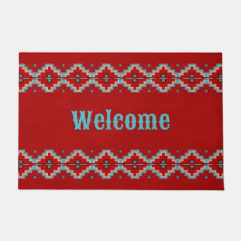 Südwest Mesas Red & Turquoise Personalisiert Fußmatte
